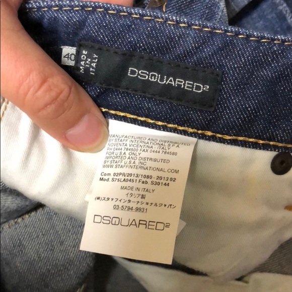Dsquared2 distressed ankle jeans sz 2 - Picture 6 of 6